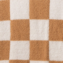 Checkered Knit Throw