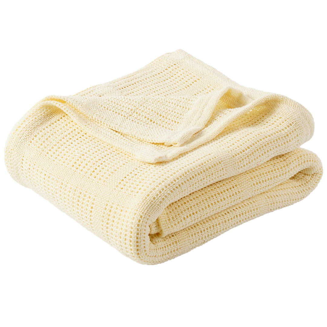 Cotton Waffle Blanket