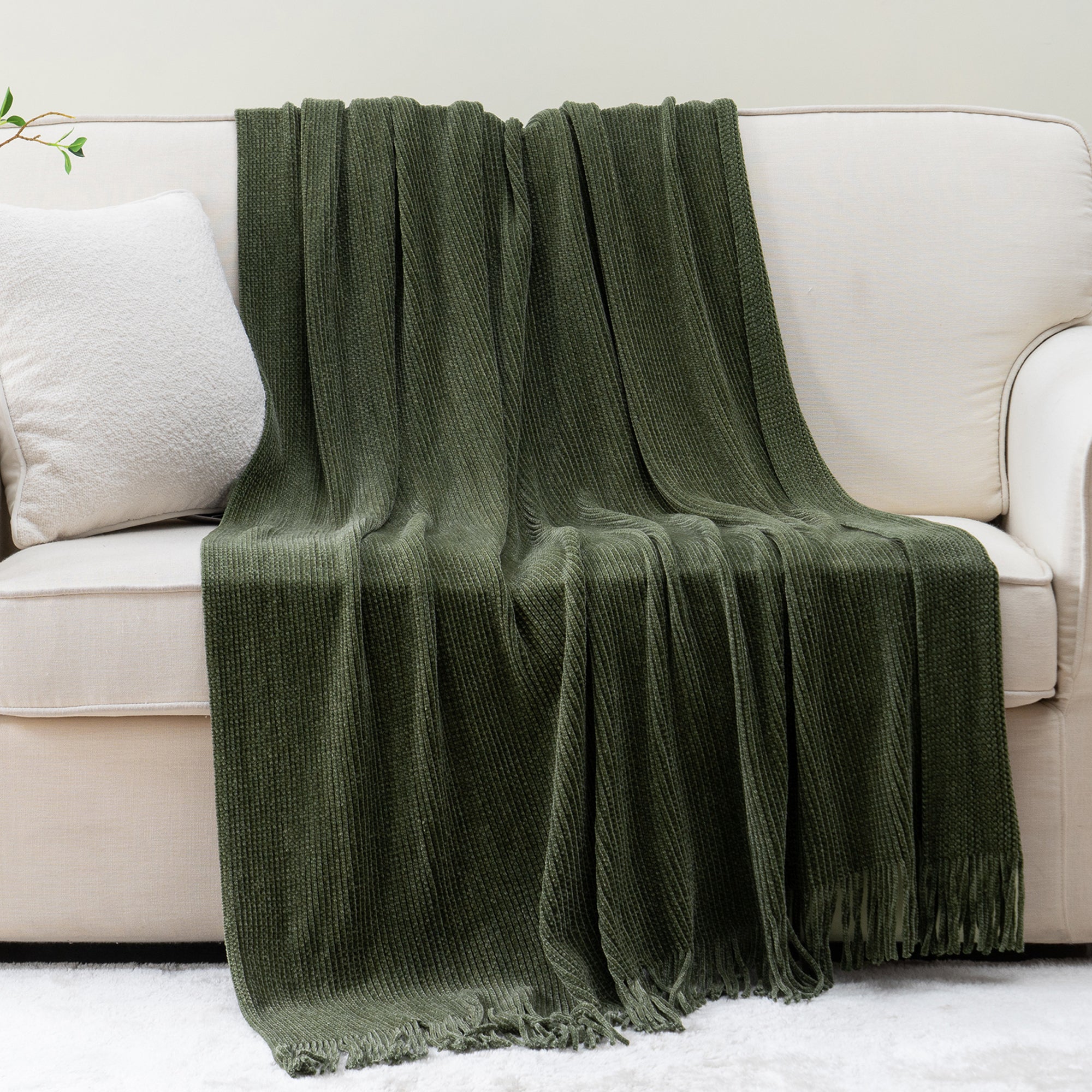 Chenille Throw Blanket