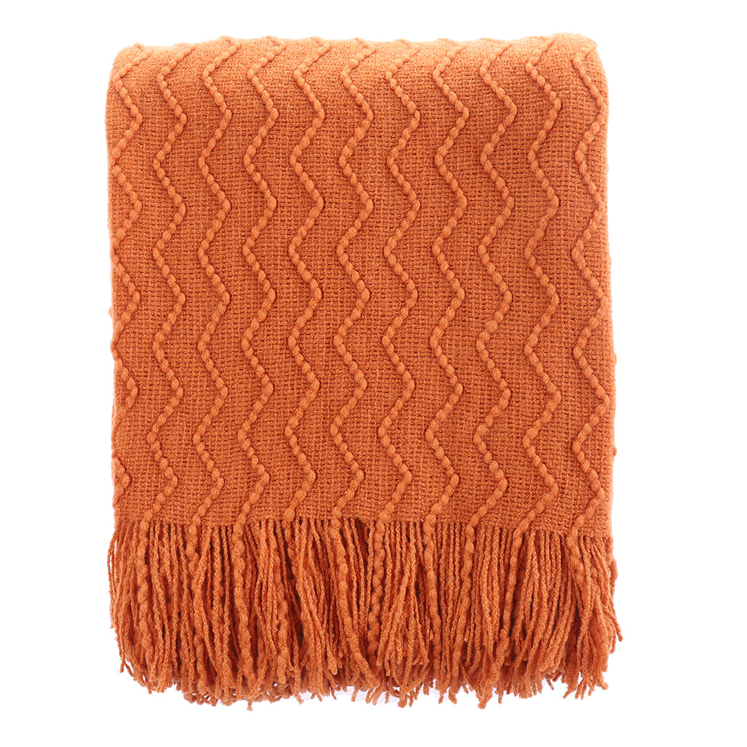 Chevron Fringe Throw