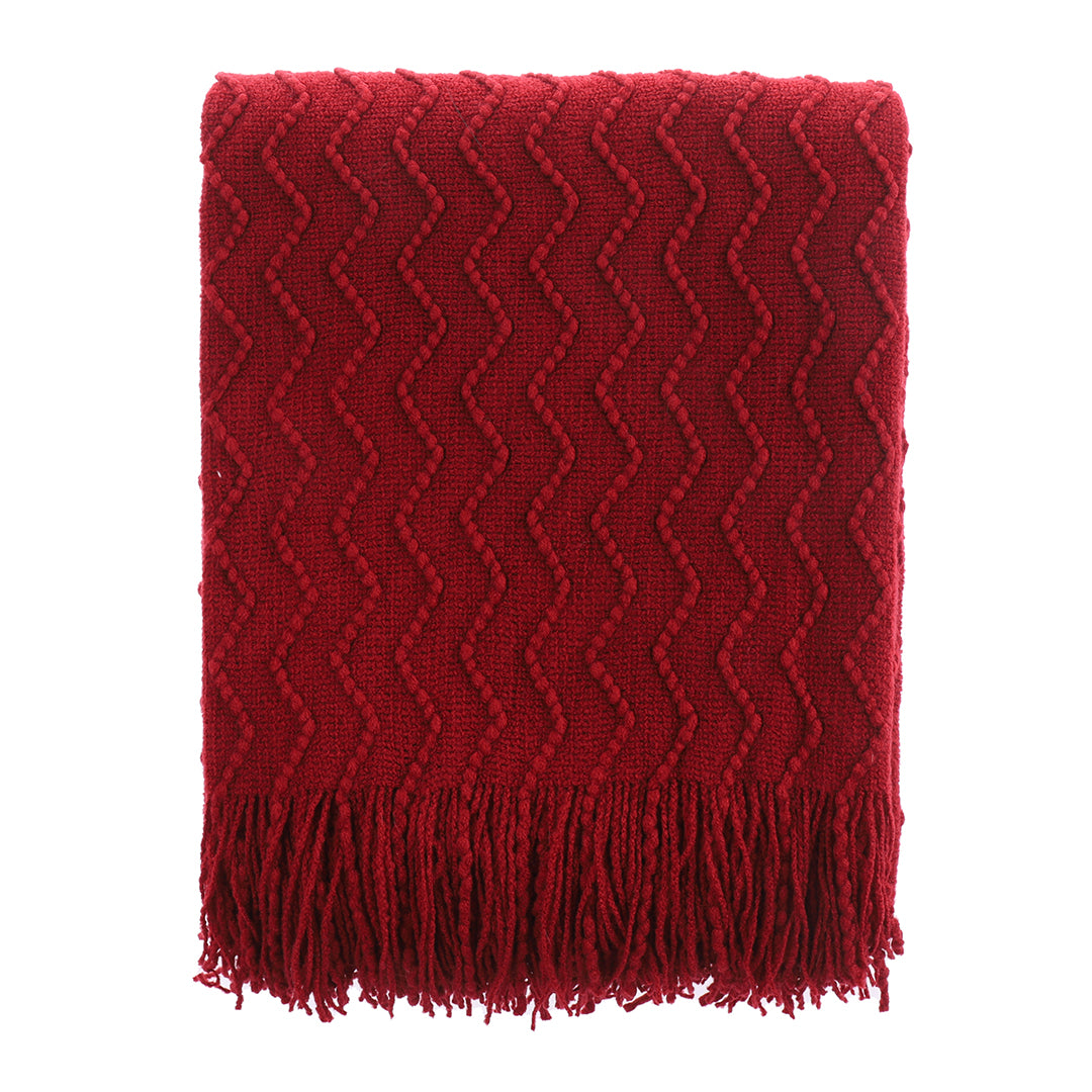 Chevron Fringe Throw