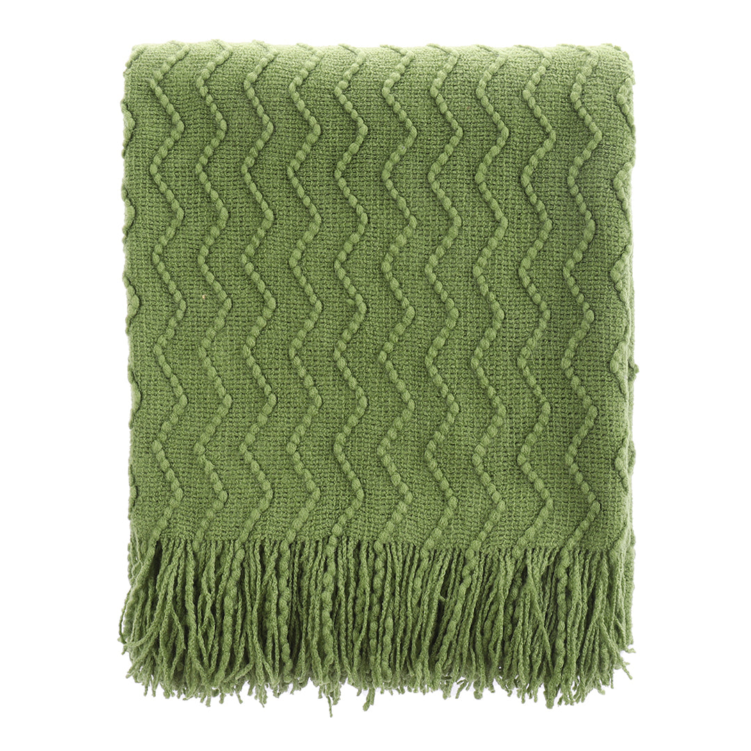 Chevron Fringe Throw