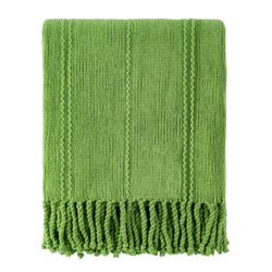 Corded Twisted Tassel Throw