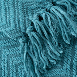 Zig-Zag Chenille Throw Blanket