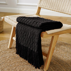 Chevron Fringe Throw