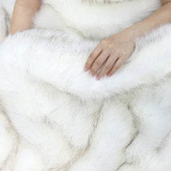 Faux Fox Fur Throw