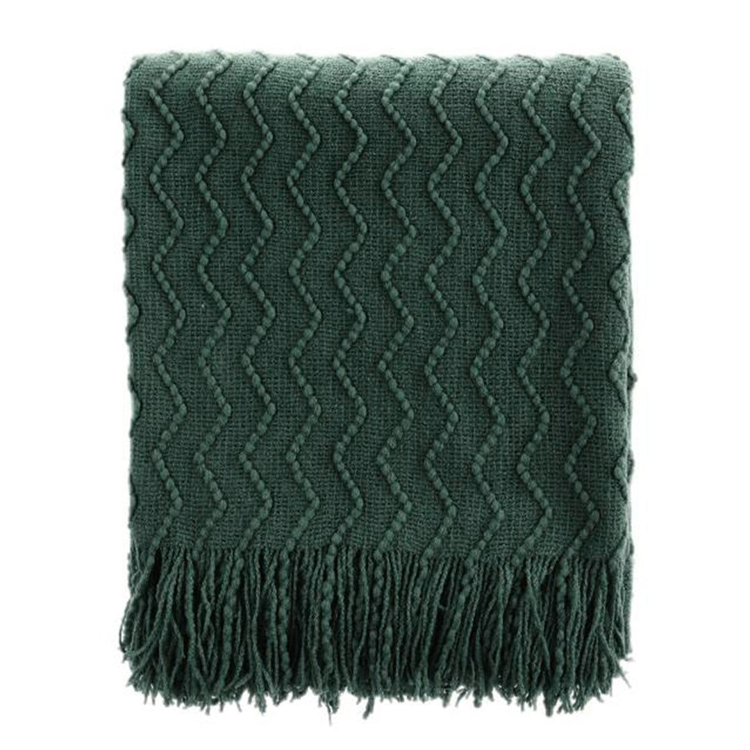 Chevron Fringe Throw