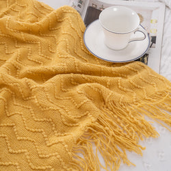 Chevron Fringe Throw