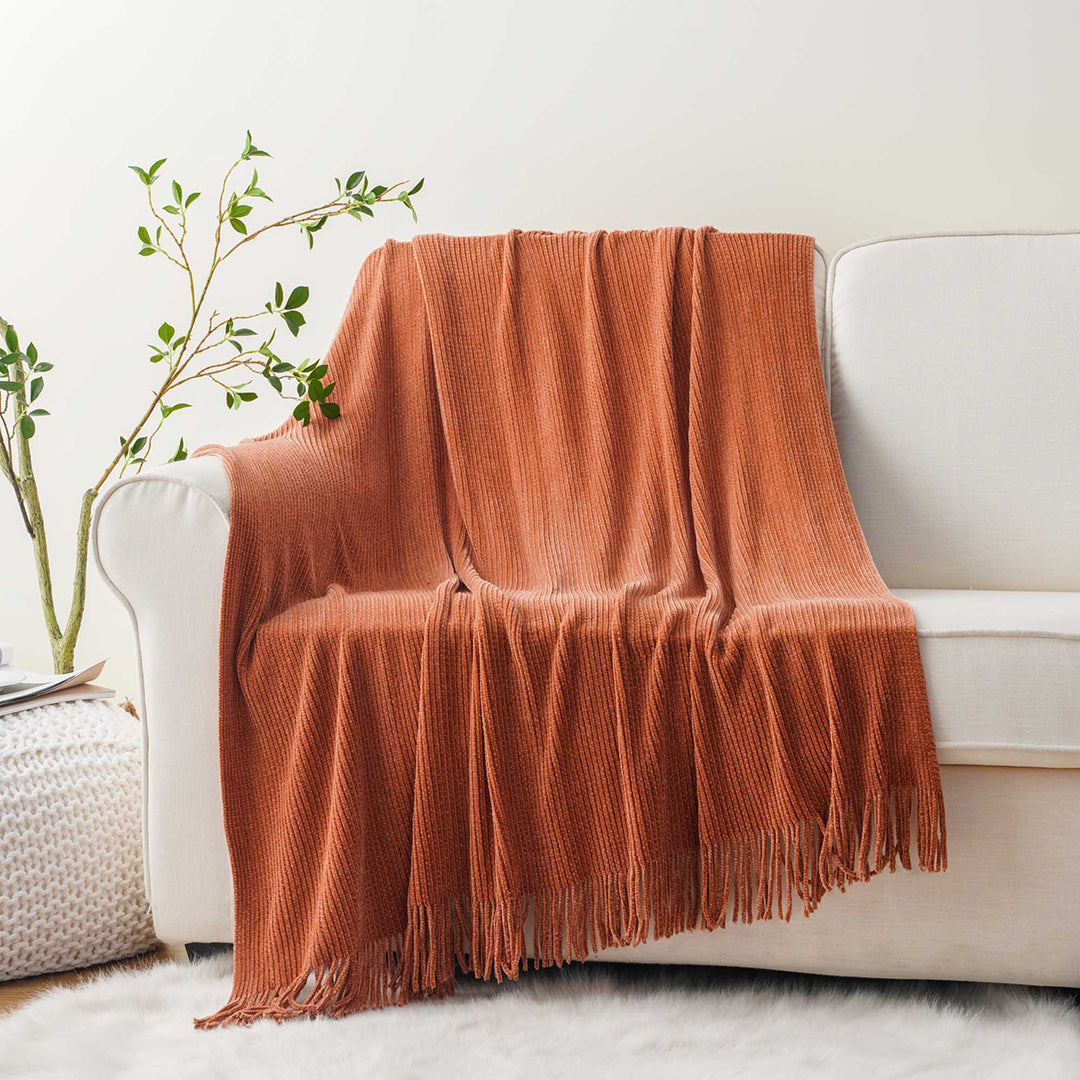 Chenille Throw Blanket