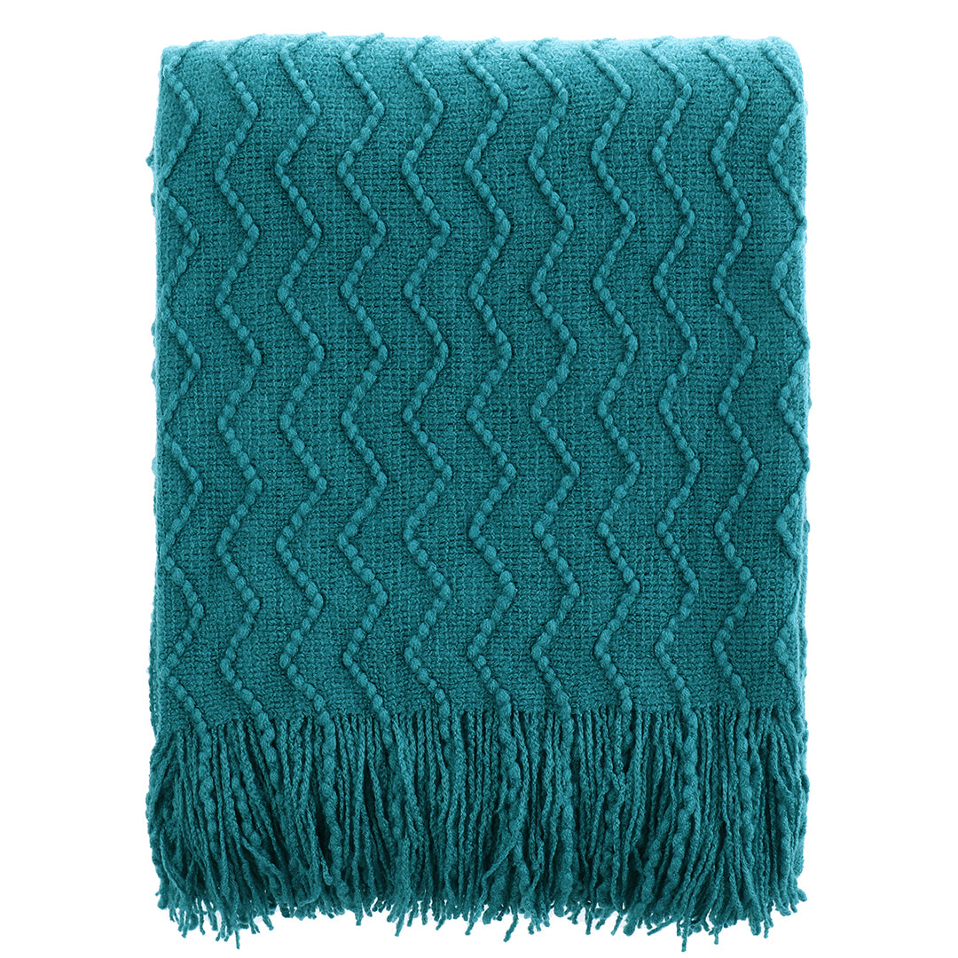 Chevron Fringe Throw