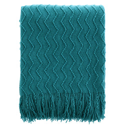 Chevron Fringe Throw