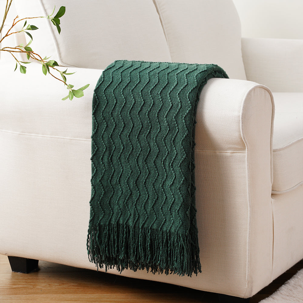 Fringe throw online blanket