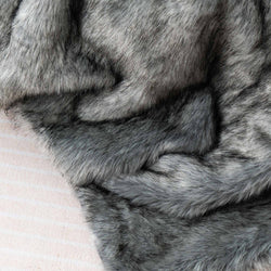 Faux Fur Brushed Tips Blanket