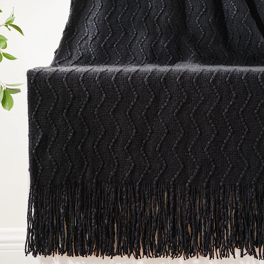 Chevron Fringe Throw