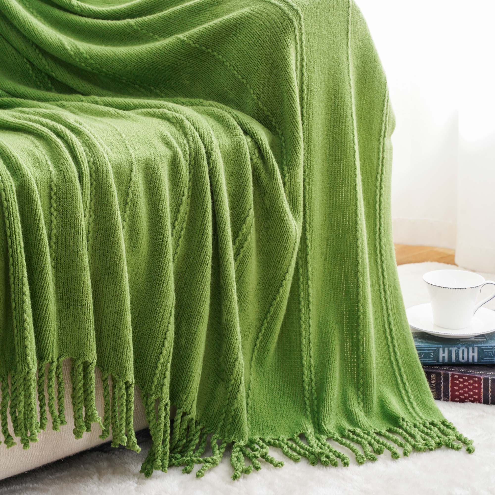 Corded Twisted Tassel Throw