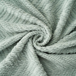 Zig-Zag Chenille Throw Blanket