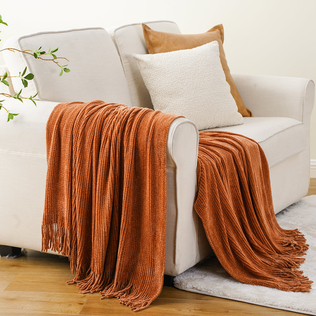 Chenille Throw Blanket