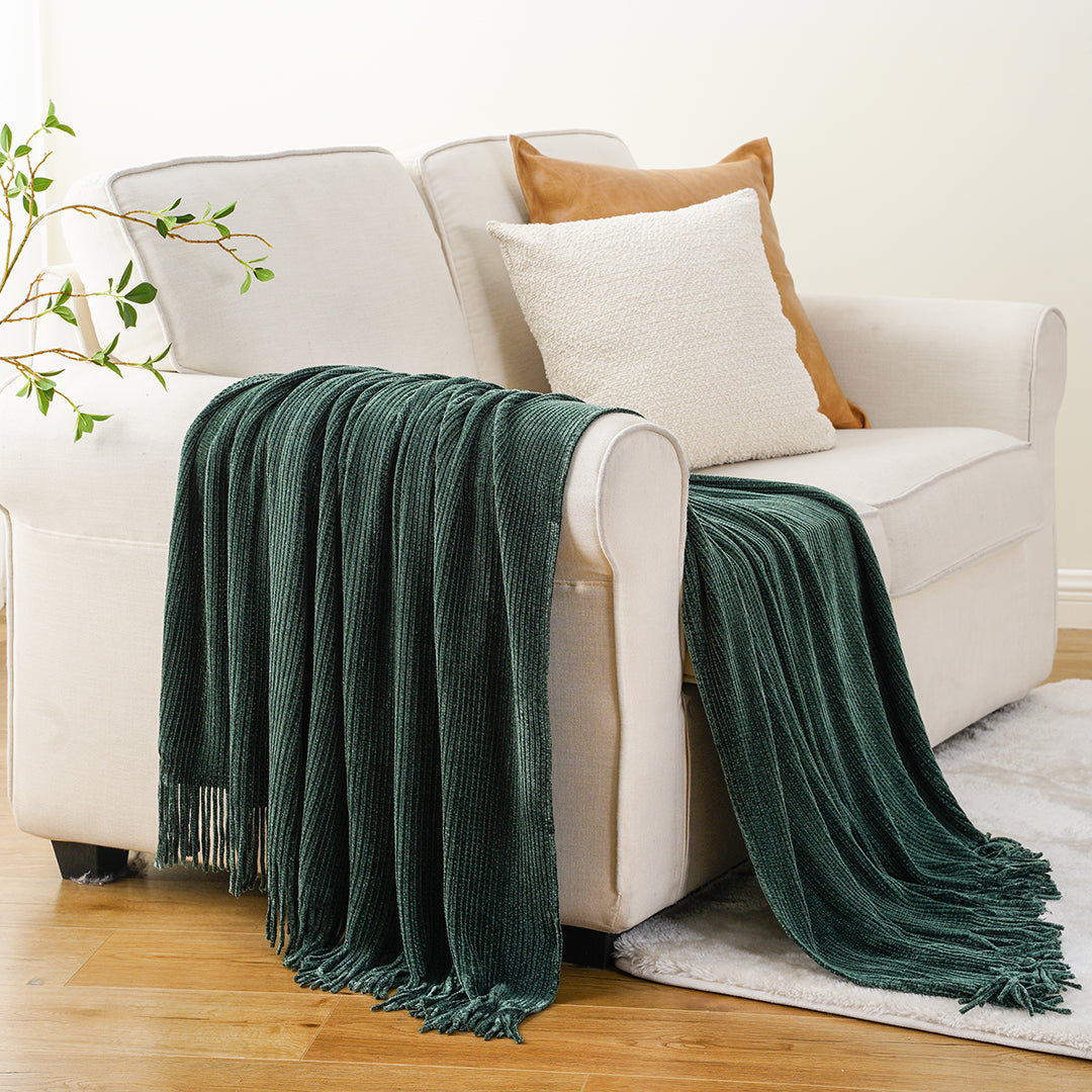 Chenille Throw Blanket