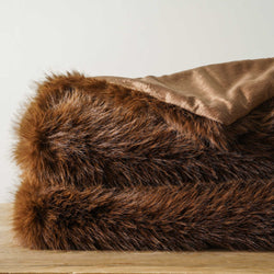 Fluffy Faux Fur Throw