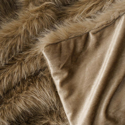 Fluffy Faux Fur Throw