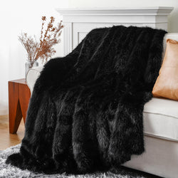 Fluffy Faux Fur Throw