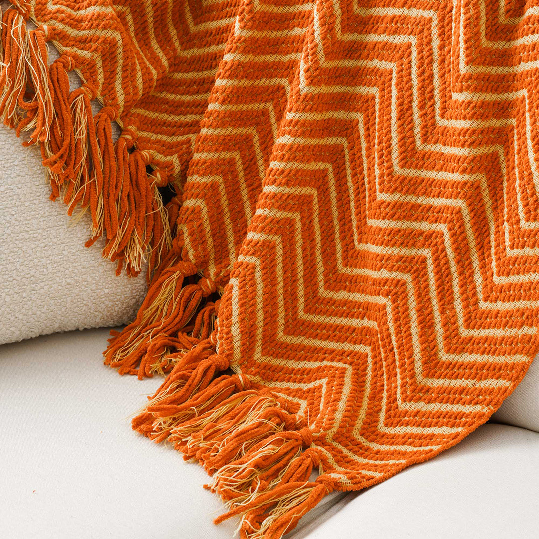 Herringbone Woven Blanket