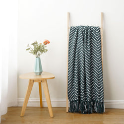 Herringbone Woven Blanket - BATTILO HOME