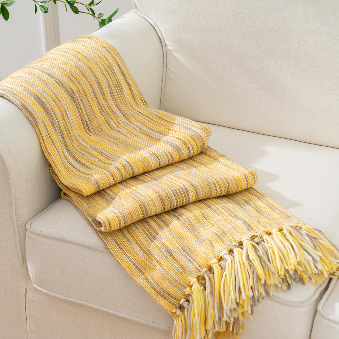 Illuminating Tassel Throw