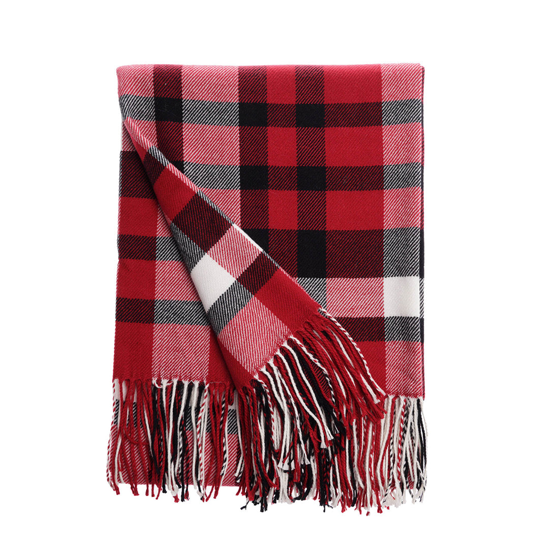 Red Buffalo Plaid Throw