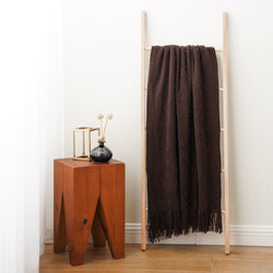 Wavy Pattern Fringe Throw