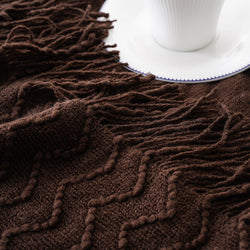 Chevron Fringe Throw