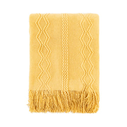 Ridge Fringe Throw