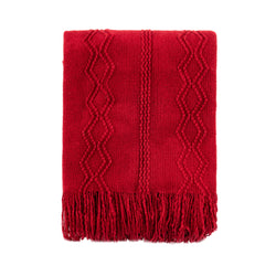 Ridge Fringe Throw