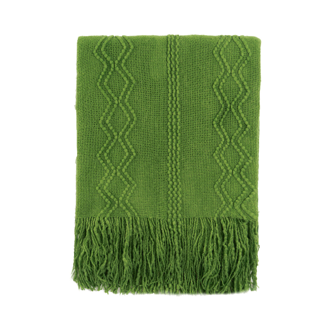 Ridge Fringe Throw