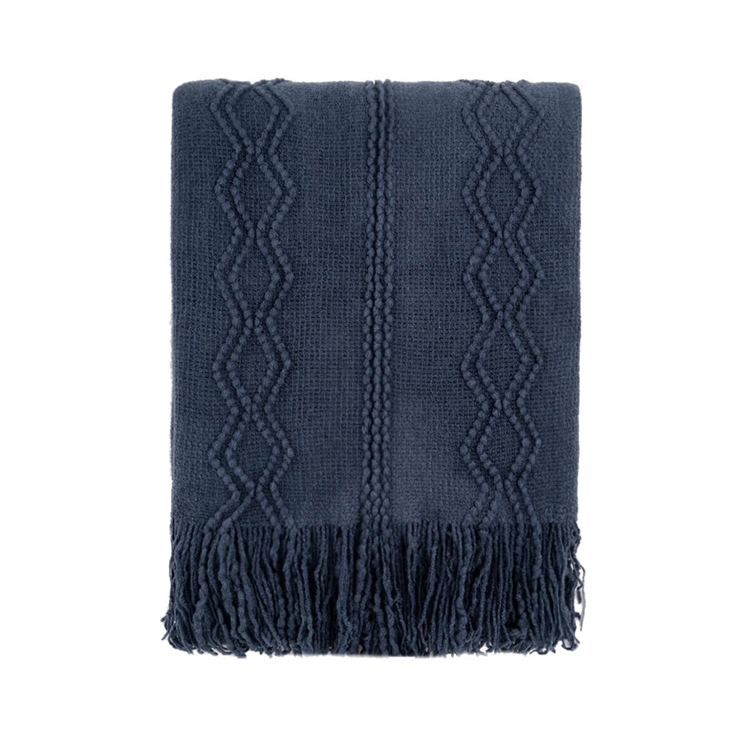 Ridge Fringe Throw