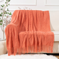 Ridge Fringe Throw