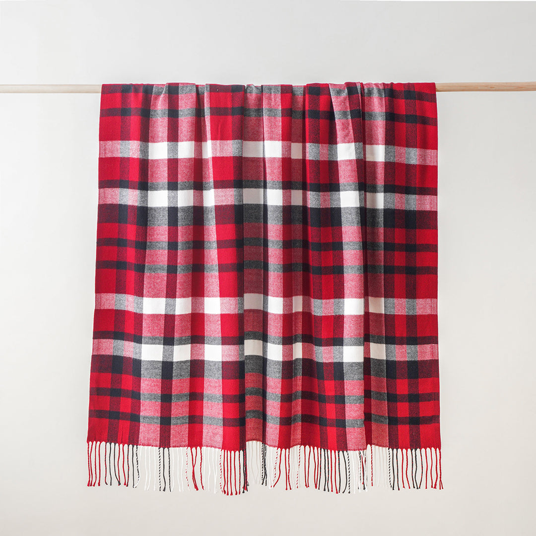 Red Buffalo Plaid Throw