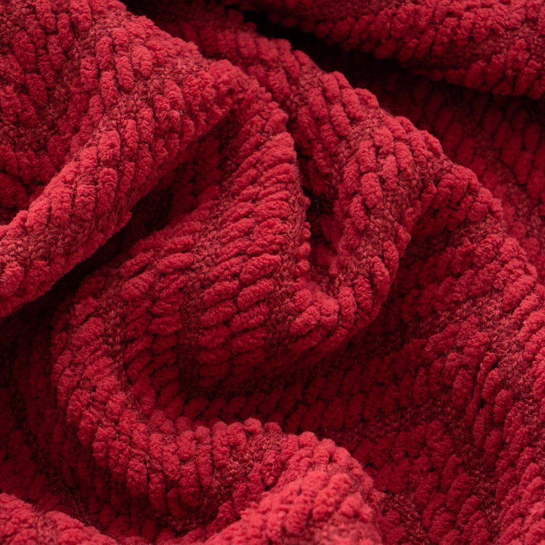 Zig-Zag Chenille Throw Blanket