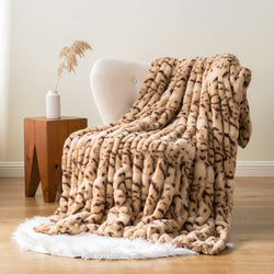 Lynx Faux Fur Blanket