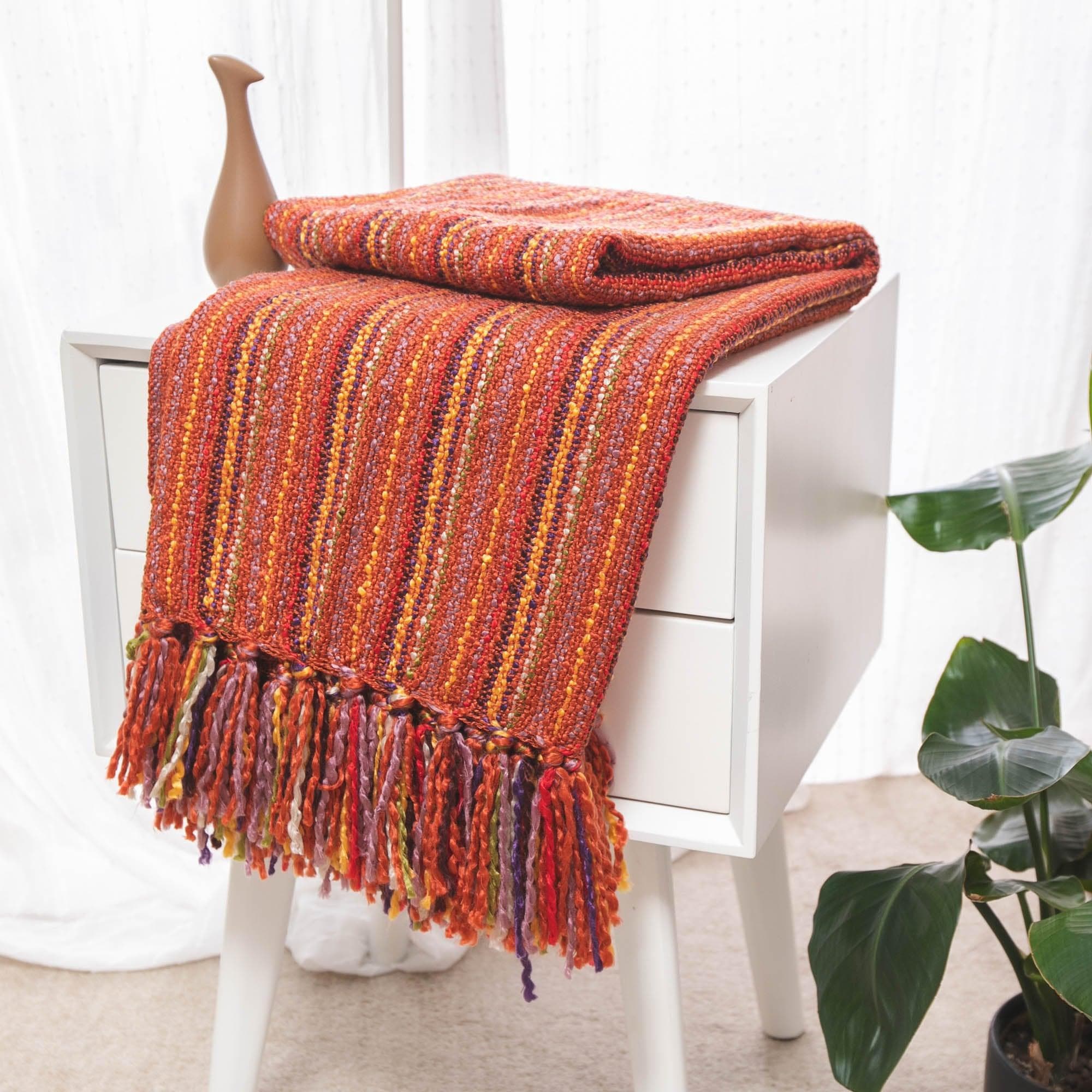 Varigated Tassel Throw - BATTILO HOME