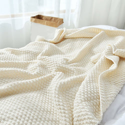 Pure Knitted Throw Blanket