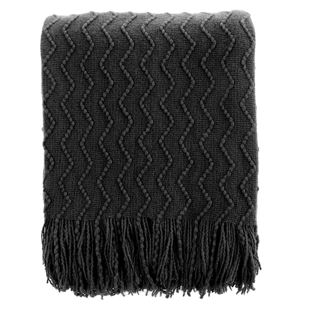 Chevron Fringe Throw